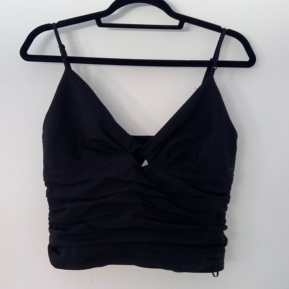 ZARA- Brand new never worn Black crop top